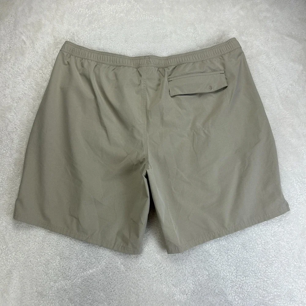 L.L.Bean Multisport Shorts XXXL Mens Sage Green Stretch Comfort Performance